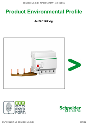 Vigi for C120 - Product Environmental Profile