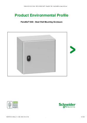 PanelSeT S3D - Steel Wall Mounting Enclosure