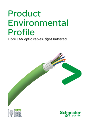 Fibre LAN optic cables, tight buffered
