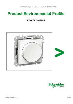 Exxact - Dimmers - Product Environmental Profile