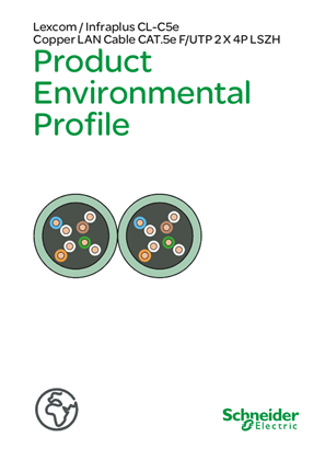 Lexcom Infraplus - Copper LAN Cable CAT.5e FUTP 2 X 4P LSZH -CL-C5e - Product Environmental Profile
