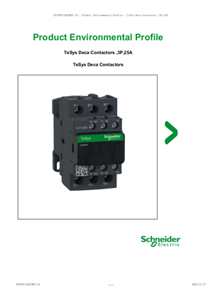 TeSys D contactors 25 to 38 A AC version - PEP