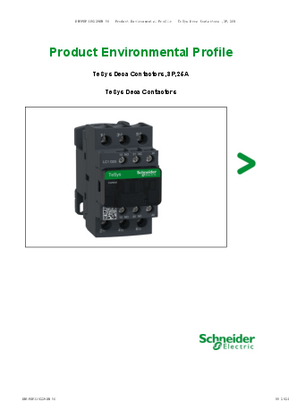 TeSys D Contactors AC 25 to 38A