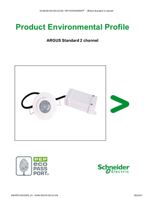 ARGUS - PIR 360° False Ceiling Indoor - Product Environmental Profile