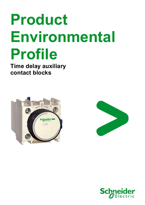 PEP_Contactors, TeSys D,Time delay auxiliary contact block,1NO + 1NC, on delay 1-30 s, front mounting, screw terminals