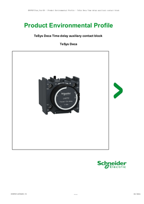 PEP_Contactors, TeSys D,Time delay auxiliary contact block,1NO + 1NC, on delay 1-30 s, front mounting, screw terminals