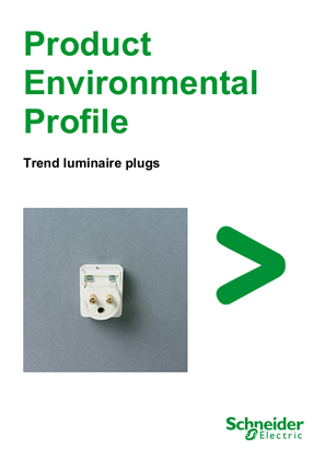 TREND luminaire plugs - Product Environmental Profile