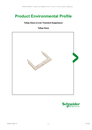 TeSys Deca U-Line Transient Suppressor
