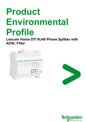 DTI RJ45 Phone Splitter with ADSL Filter 