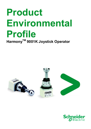 9001K... Joystick Operator, Product Environmental Profile
