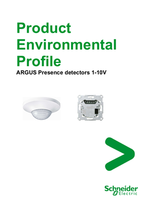 ARGUS - Presence detectors 1-10V - Product Environmental Profile