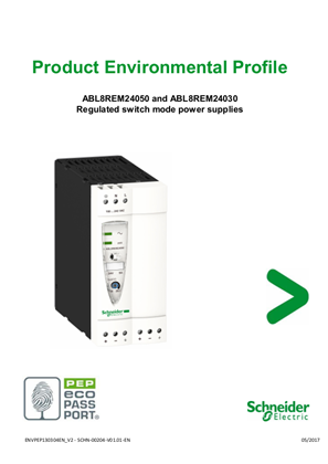 ABL8REM240.0 Regulated switch mode power supply, Product Environmental Profile