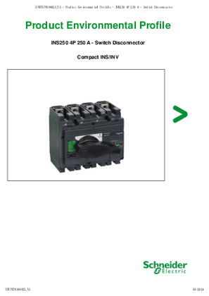 COMPACT INS250 / COMPACT INV100 to INV250