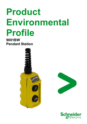 9001BW... Pendant Station, Product Environmental Profile