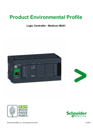 TM241C... Modicon M241 Logic Controller, Product Environmental Profile