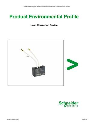 Load Correction Device - Product Environmental Profile