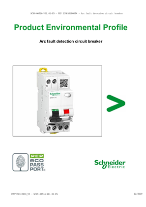Arc fault detection circuit breaker