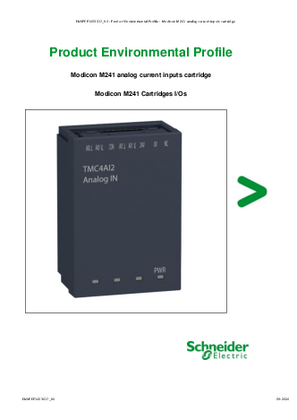 TMC... Cartridge M241, Product Environmental Profile