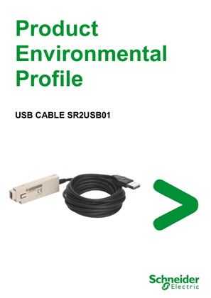 SR2USB01 USB CABLE, Product Environmental Profile