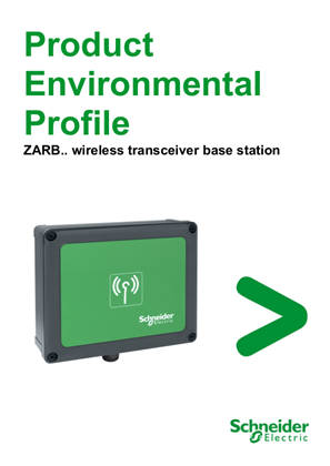 ZARB.. wireless transceiver base station, Product Environmental Profile