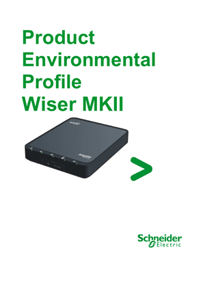 WISER MKII - Product Environmental Profile