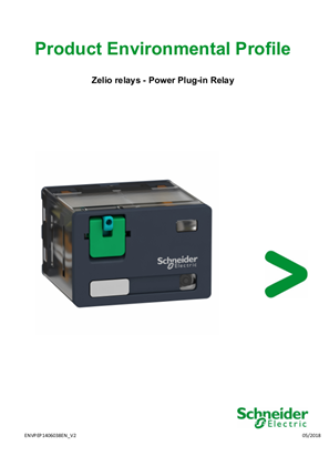 RPM... Zelio relays - Power Plug-in Relay, Product End-of-Life Instructions