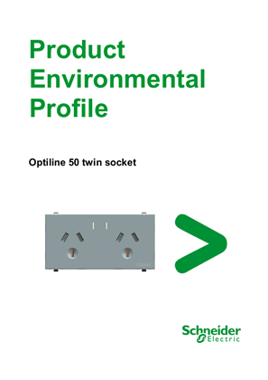 Optiline 50 twin socket - Product Environmental Profile