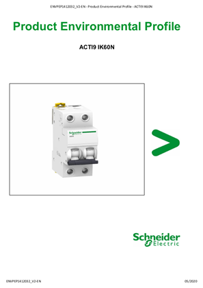 iK 60 - Product Environmental Profile