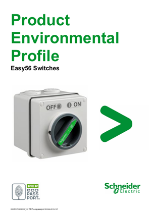 Easy56, Switches - Product Environmental Profile