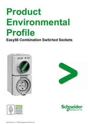 Easy56, Combination Switched Sockets - Product Environmental Profile