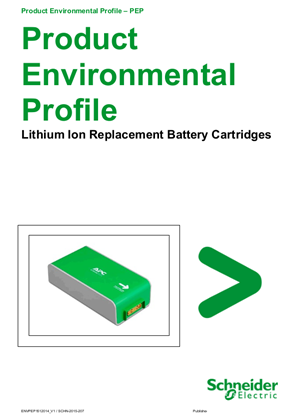 Product Environmental Profile for Lithium Ion RBC_EN