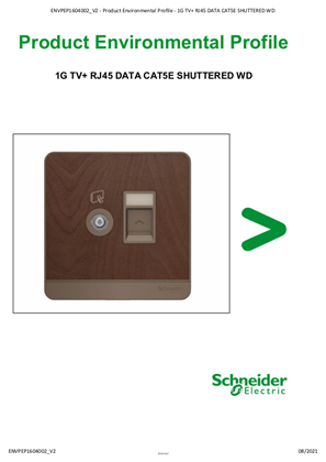 1G TV+ RJ45 DATA CAT5E SHUTTERED WD