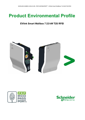 EVlink Smart Wallbox 7 22 kW T2S RFID
