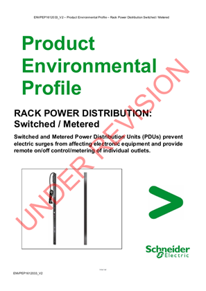 Product Environmental Profile-Rack Power Distribution Switched_EN
