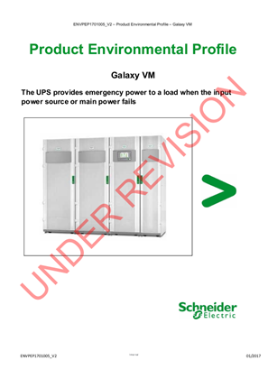 Product Environmental Profile for Galaxy VM_EN