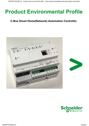 C-Bus Smart Home(Network) Automation Controller - Product Environmental Profile
