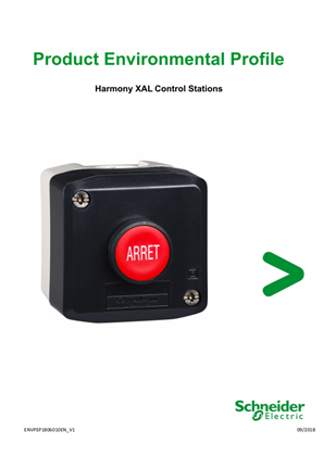 Harmony XAL Control Stations, Product Environmental Profile