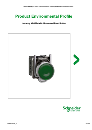Complete Illuminated Metalic Pushbutton, Product Environmental Profile