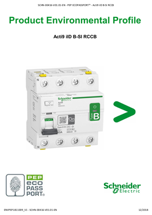 Acti9 iID B-SI RCCB - Product Environmental Profile