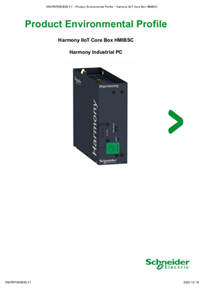 Harmony IIoT Core Box HMIBSC, PEP, IA