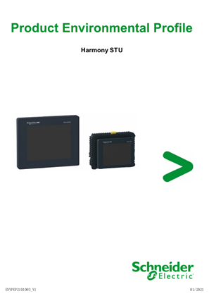 Harmony STU, Product Environmental Profile