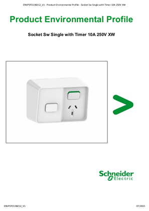 Socket Sw Single with Timer 10A 250V XW