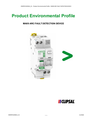 MAX9 ARC FAULT DETECTION DEVICE