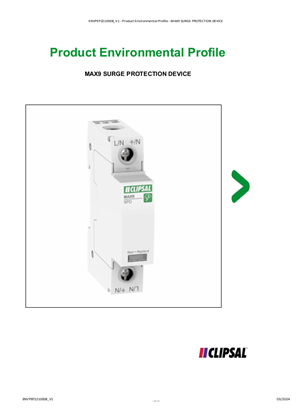 MAX9 SURGE PROTECTION DEVICE