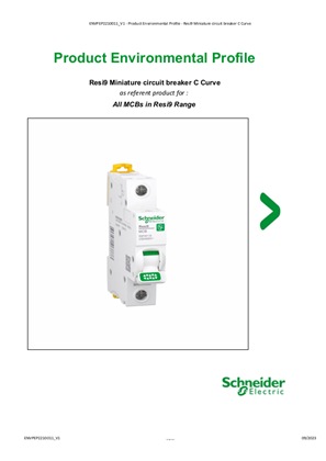 Resi9 Miniature circuit breaker C Curve