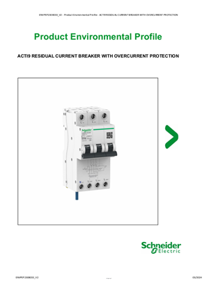 ACTI9 RESIDUAL CURRENT BREAKER WITH OVERCURRENT PROTECTION