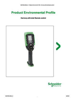 Harmony eXLhoist Remote control