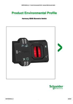 Harmony XB5S Biometric Switch