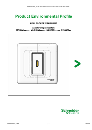 HDMI SOCKET WITH FRAME