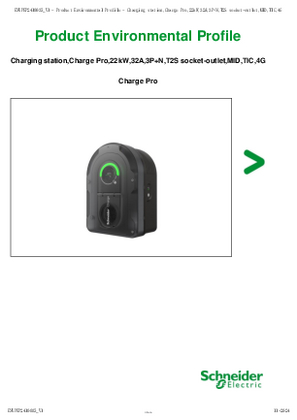Charging station,Charge Pro,22kW,32A,3P+N,T2S socket-outlet,MID,TIC,4G